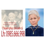 KHÔI PHỤC ẢNH CŨ – LÀM LẠI ẢNH THỜ ĐẸP NHƯ MỚI