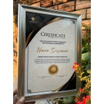 In bằng khen khung kính 