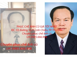 PHỤC CHẾ ẢNH THỜ – GIỮ TRỌN SỰ TRANG NGHIÊM
