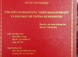 GIA CÔNG MẪU BÌA NHŨ MẠ VÀNG CHO BẰNG TỐT NGHIỆP NGÀNH AN TOÀN THÔNG TIN 