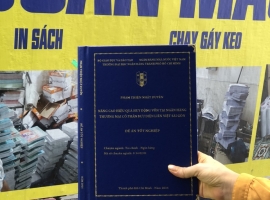 Chuyên Thiết kế và gia công  mẫu bìa mạ vàng cho đồ án và luận văn sinh viên năm cuối 