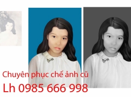Phục chế ảnh cũ - ảnh thờ 1