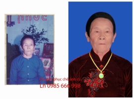 Phục chế ảnh cũ - ảnh thờ 3