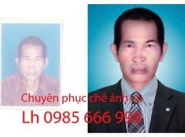 Phục chế ảnh cũ - ảnh thờ tại Thủ Đức