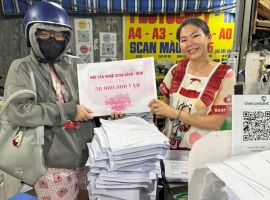 In giấy khen thưởng Thủ Đức 