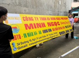 In bạt biển hiệu công ty 