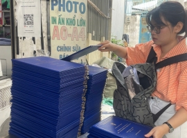 Bìa Mạ Nhũ Vàng Khóa Luận lấy liền - giá rẻ