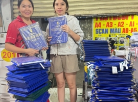 Bìa Mạ Nhũ Vàng Lấy Liền - Chỉ Có Tại Photocopy Minh Ngọc!