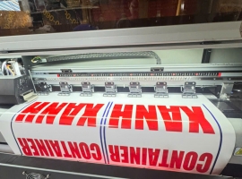 In bạt container xanh nhanh