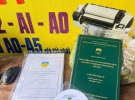 Gia Công Bìa Mạ Nhũ Vàng Chuyên Ngành Kế Toán – Chuẩn Trường, Đúng Quy Cách