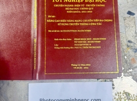 Gia Công Bìa Mạ Vàng Bằng Điện Tử – Truyền Thông Chuẩn Trường