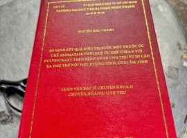 Chuyên Đóng Bìa Mạ Vàng Luận Văn Bác Sĩ Chuyên Khoa Ngành Ung Thư