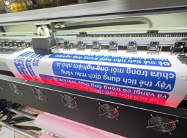 In banner khổ lớn – rõ nét – không lem màu – giá cạnh tranh.