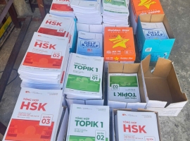 In giáo trình, sách ngoại ngữ: TOEIC, IELTS, Giao tiếp... sắc nét từng trang.