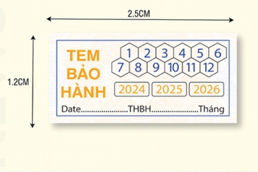 Top 30+ Mẫu Tem Bảo Hành Có Sẵn – Tiết Kiệm Chi Phí, Chống Hàng Giả Hiệu Quả
