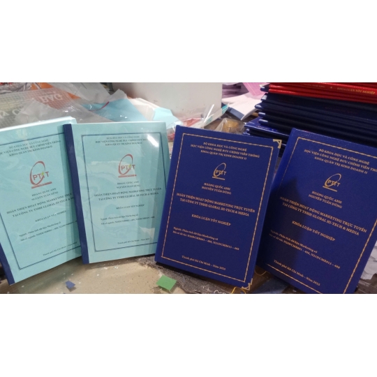 Làm bìa mạ nhũ vàng lấy liền gia tốt - hỗ trợ làm lại khi bị lỗi sai do các bạn