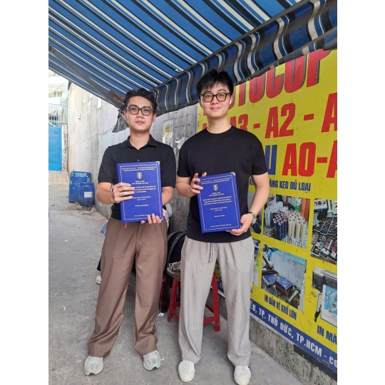 Bìa Mạ Nhũ Vàng Mới Nhất Cho Luận Văn, Kỷ Yếu