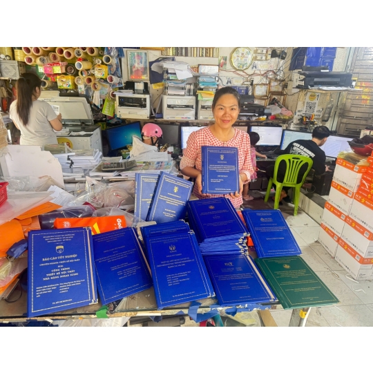 GIA CÔNG BÌA MẠ NHŨ VÀNG CHUẨN TP.HCM