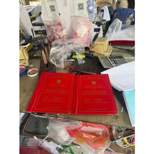 chuyên làm bài mạ nhũ vàng cho sinh viên năm cuối