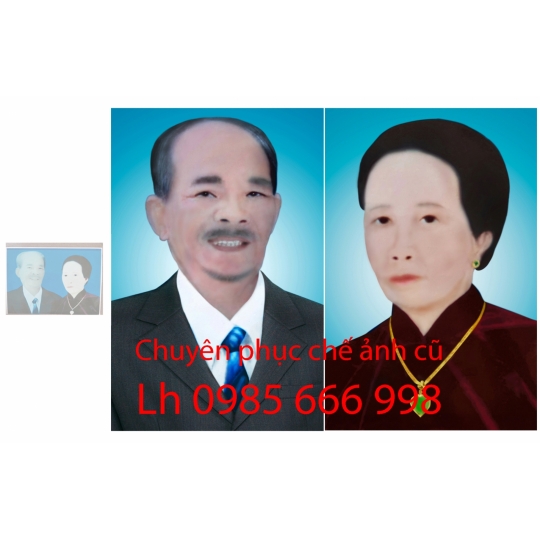 Phục chế ảnh cũ làm ảnh thờ chuyên nghiệp tại thủ đức 