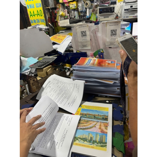 In sách - đóng loxo xoắn ốc bền nhanh lấy liền gia tốt