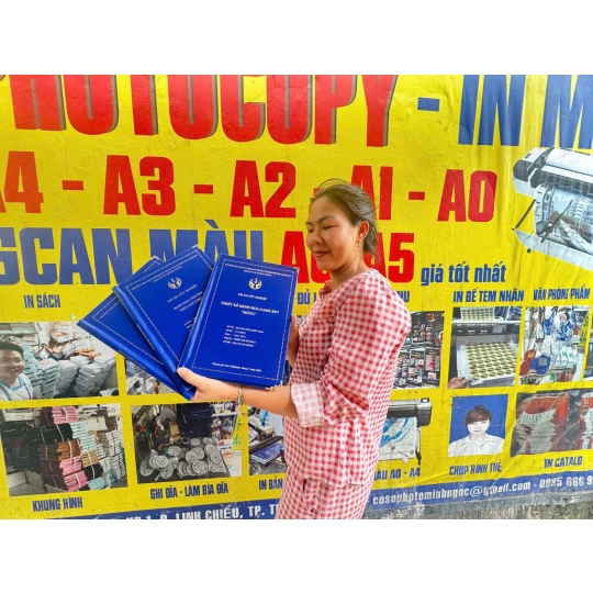 IN – GIA CÔNG MẪU BÌA LUẬN VĂN CAO ĐẲNG BÁCH KHOA SÀI GÒN