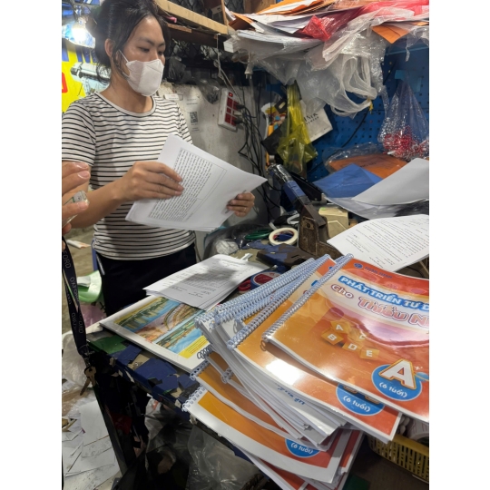 In sách - đóng loxo xoắn ốc bền nhanh lấy liền gia tốt