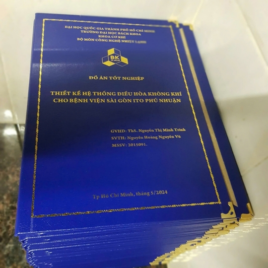 GIA CÔNG BÌA MẠ NHŨ VÀNG – ĐẠI HỌC BÁCH KHOA