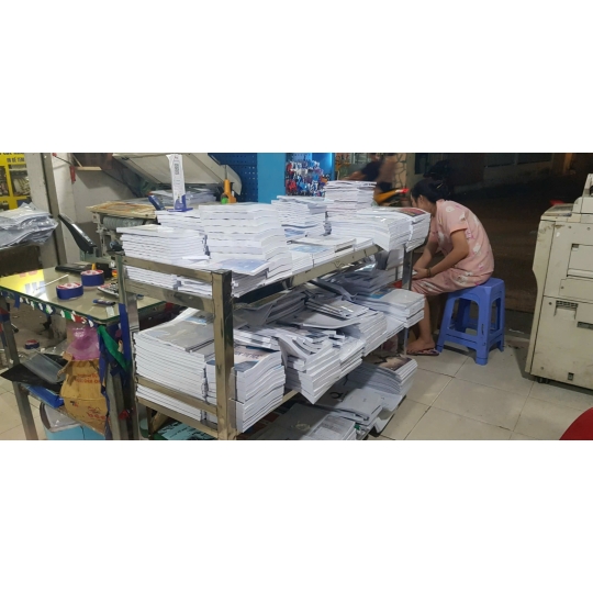 đơn hàng photocopy gấp trong nngày