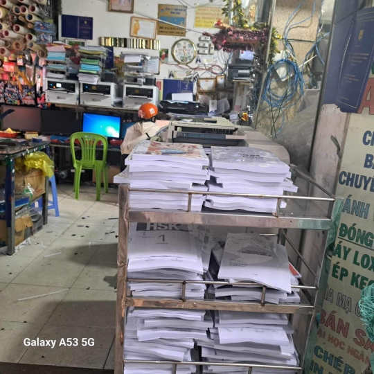 in sách - chạy gáy keo - nhanh rẻ đẹp