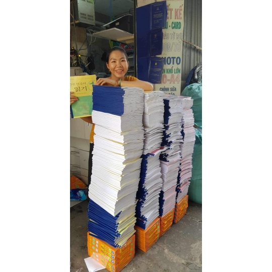 in sách - chạy gáy keo - nhanh rẻ đẹp