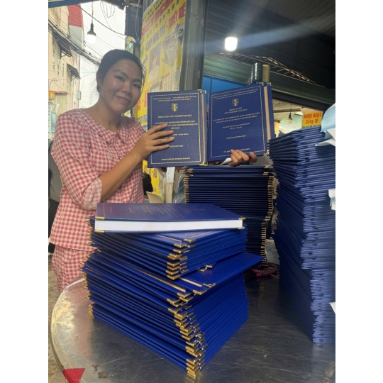 Bìa Mạ Nhũ Vàng – Lấy Liền – Giá Tốt Cho Sinh Viên