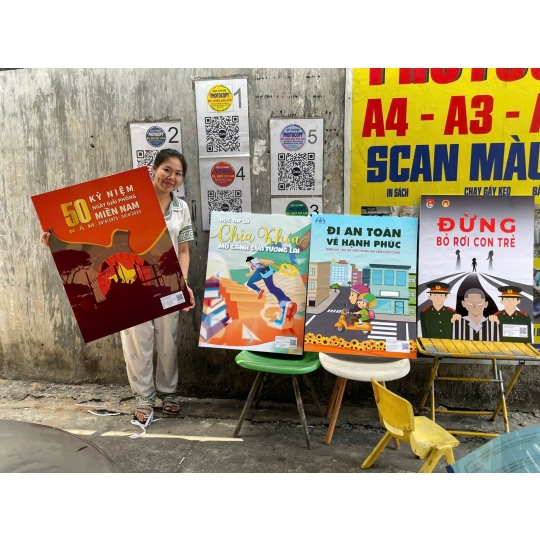 In Tranh Trang Trí theo mẫu 