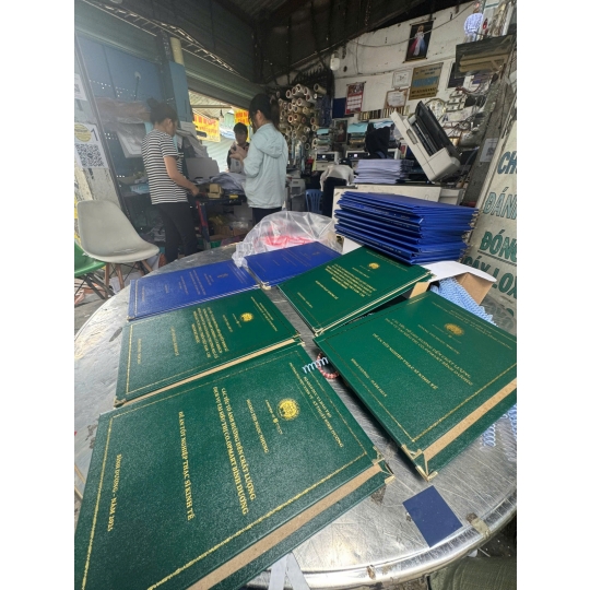 Bìa Mạ Nhũ Vàng Sang Trọng,