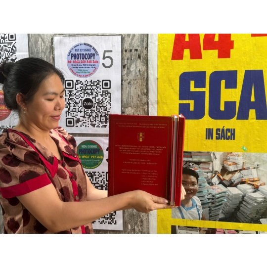 Bìa Mạ Nhũ Vàng Đề Án Tốt Nghiệp  