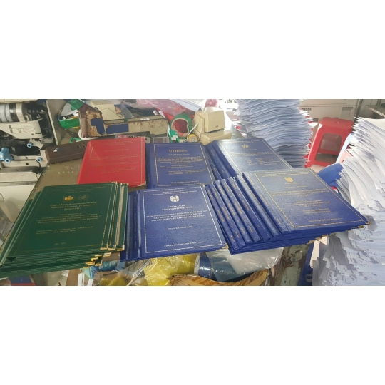 Bìa Mạ Nhũ Vàng Sang Trọng,