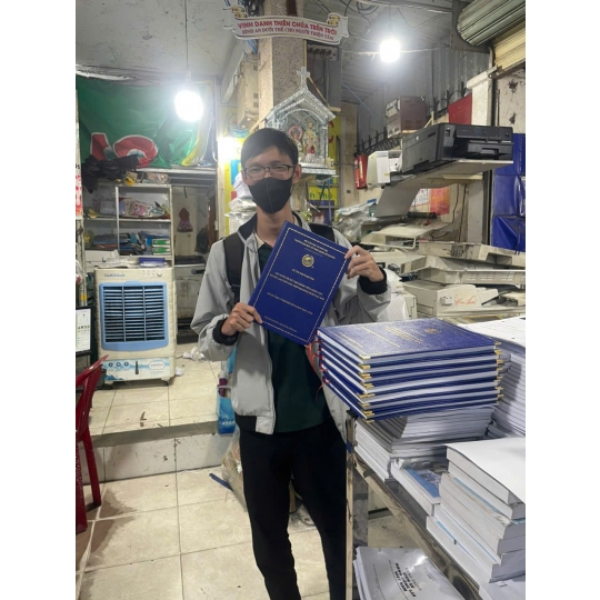 Bìa Mạ Nhũ Vàng Luận Văn Tốt Nghiệp 