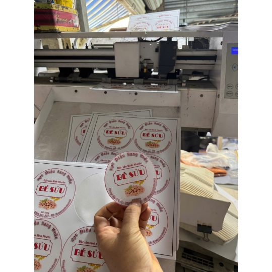 In bế tem nhãn tròn cao cấp 