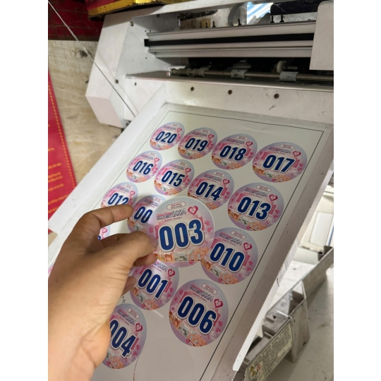 In bế tem nhãn tròn cao cấp 