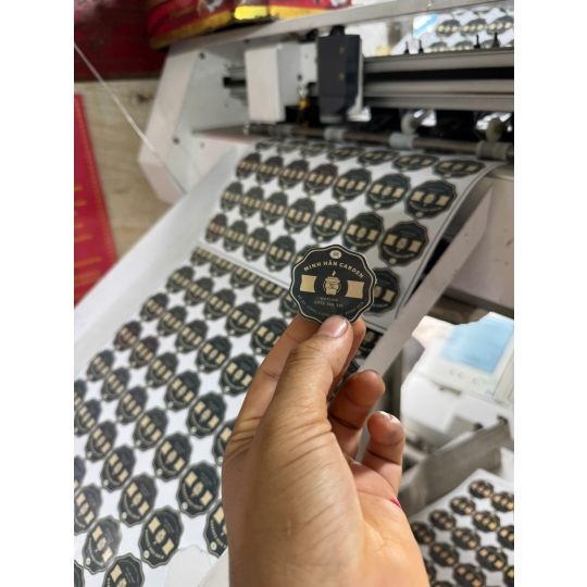 In bế tem nhãn tròn giá rẻ