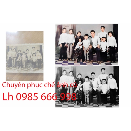 Phục chế ảnh cũ Thủ Đức