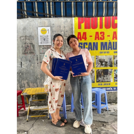 Bìa Mạ Nhũ Vàng Khóa Luận Tốt Nghiệp Đại Học Ngành Quản Trị Kinh Doanh