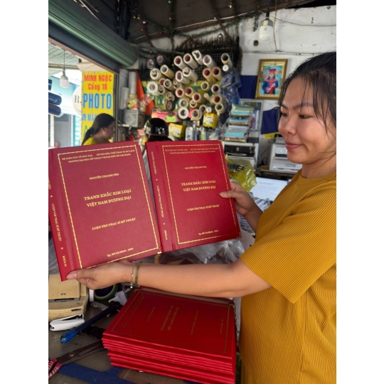 Mẫu bìa của thạc sỹ và phó giáo sư chuẩn nhất