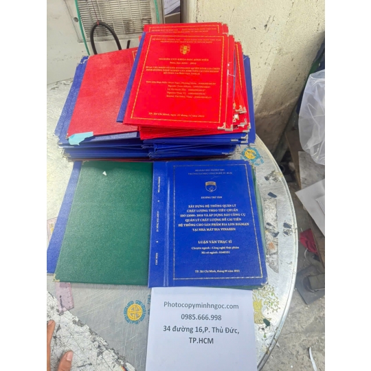 Dịch Vụ Đóng Bìa Mạ Vàng Luận Văn Giá Sinh Viên Tại Thủ Đức –  Trường Đại học Sư phạm TP.HCM (SPS)