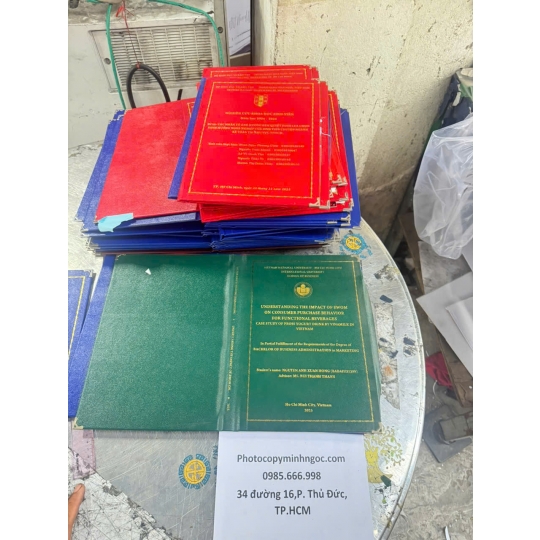 đóng bìa khóa luận tốt nghiệp - làm bìa mạ vàng nhanh lấy liền