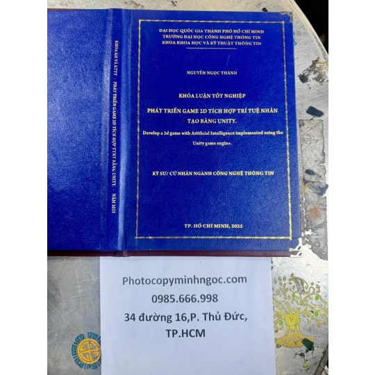 Đóng Bìa Mạ Vàng Khóa Luận Đại Học FPT – Cơ sở TPHCM