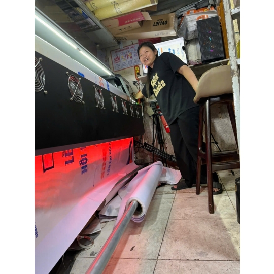 In bạt đẹp – màu chuẩn – không vỡ nét.