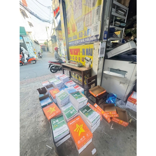 In giáo trình, sách ngoại ngữ: TOEIC, IELTS, Giao tiếp... sắc nét từng trang.